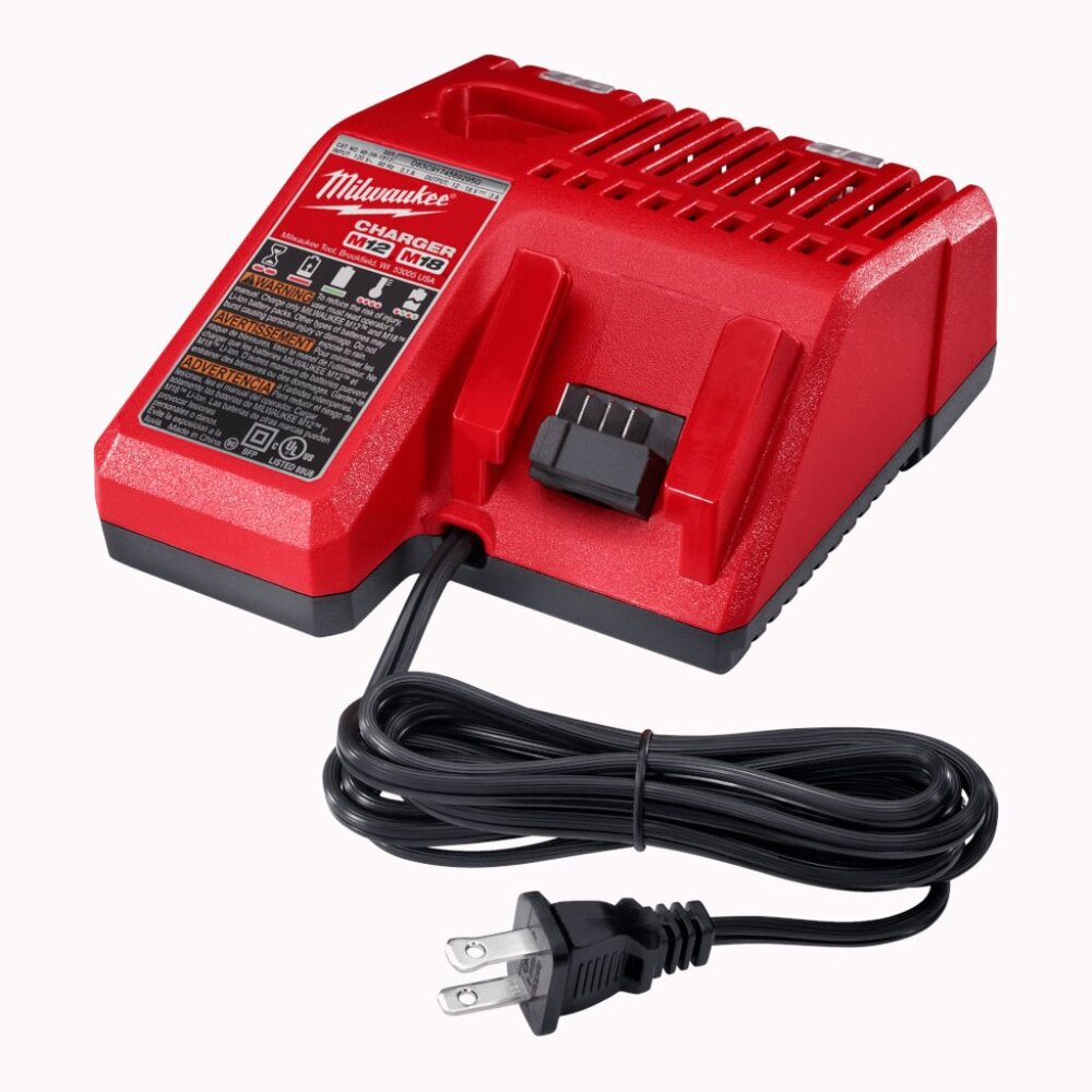 Milwaukee 48-59-1812 12V 18V Multi-Voltage M12 M18 Li-Ion Battery Charger